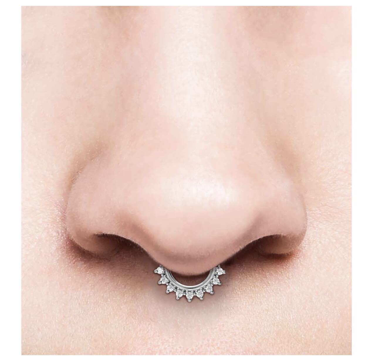 Surgical Steel Clicker Piercing Hoop - Outer Beauty