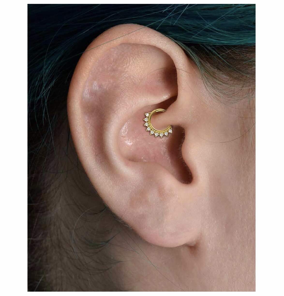 Surgical Steel Clicker Piercing Hoop - Outer Beauty