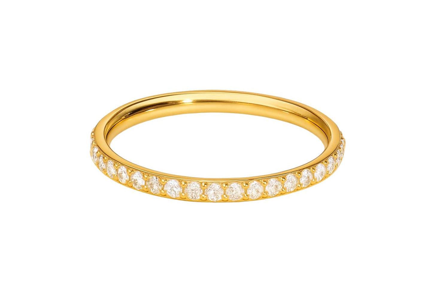 gold nose ring hoop with dainty crystals