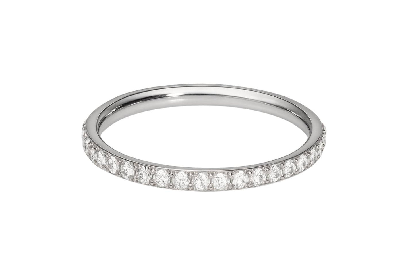 hypoallergenic nose ring hoop with dainty crystals